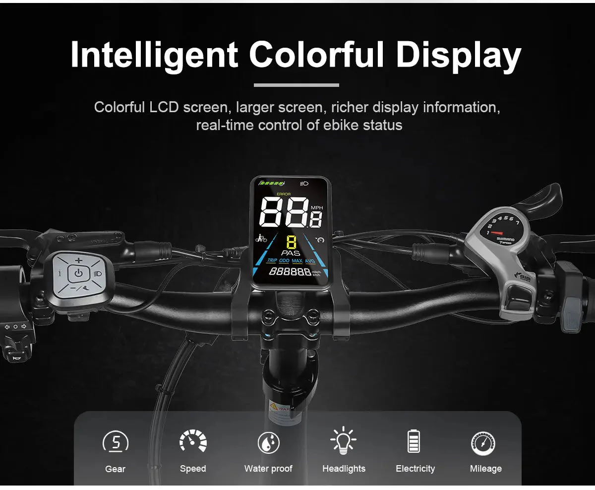 VTT électrique SAMEBIKE XWLX09-II 1000W – Image 7