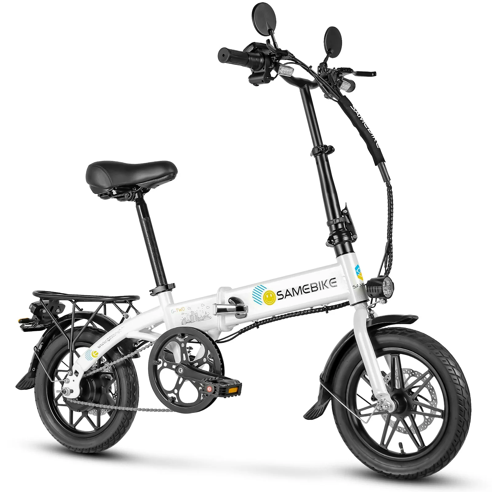 Vélo électrique SAMEBIKE YINYU14 350W Moteur – Image 4