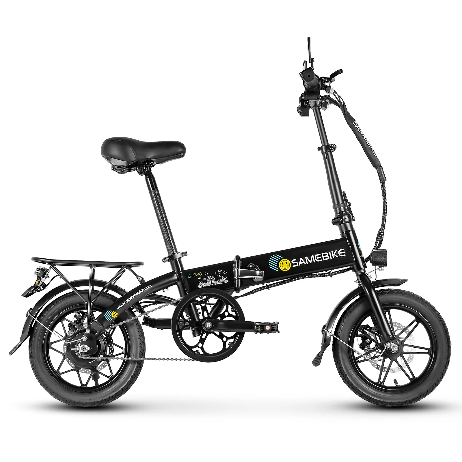 Vélo électrique SAMEBIKE YINYU14 350W Moteur – Image 3
