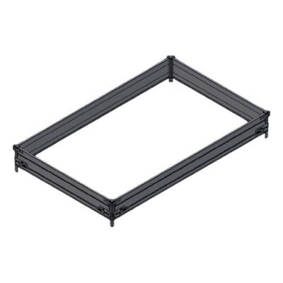 Rehausses de ridelles pleines en alu +30cm pour SARIS 306X170