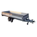 Jeu de 4 ridelles 36004 en aluminium de 35 cm pour Plateau 4m - Lider